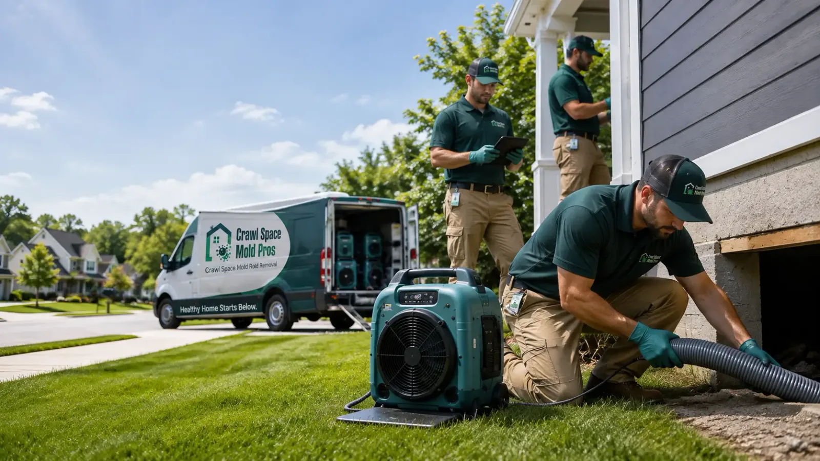 Crawl Space Mold Removal in Richmond, IL